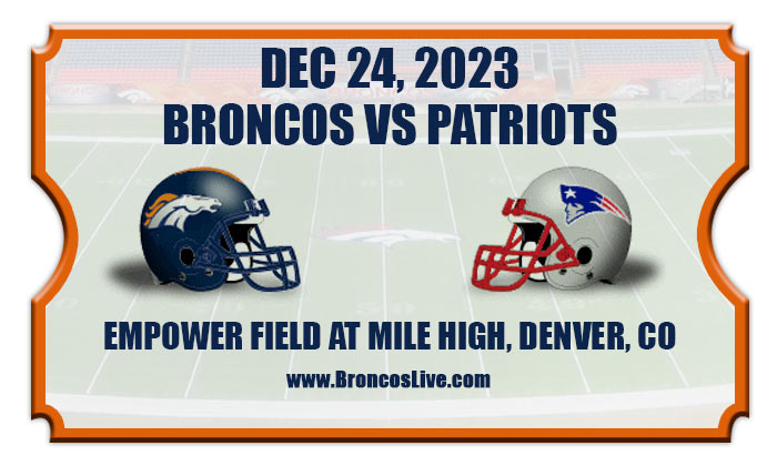 2023 Broncos Vs Patriots