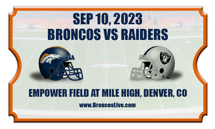 2023 Broncos Vs Raiders