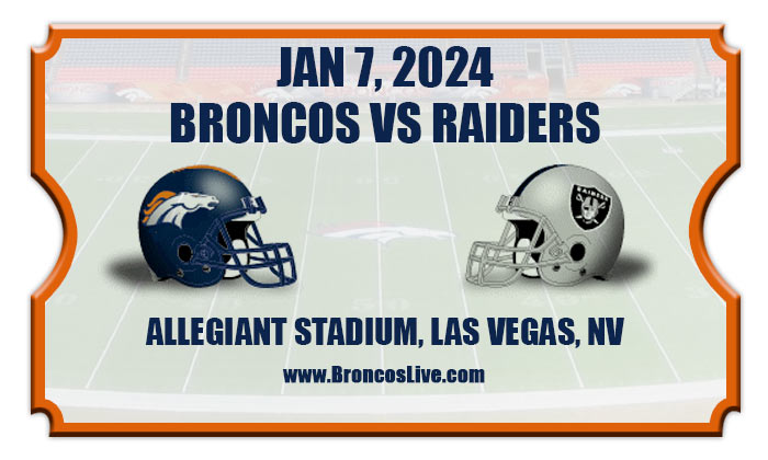 2023 Broncos Vs Raiders2
