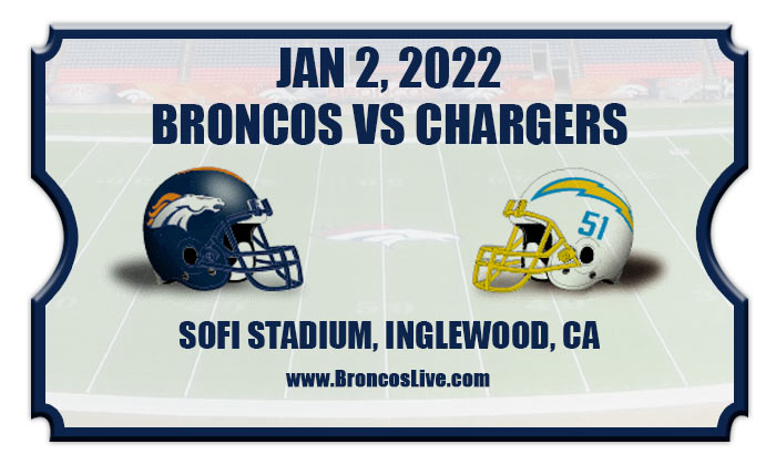 denver broncos vs chargers tickets