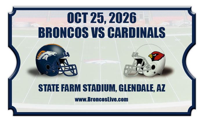 2026 Broncos Vs Cardinals