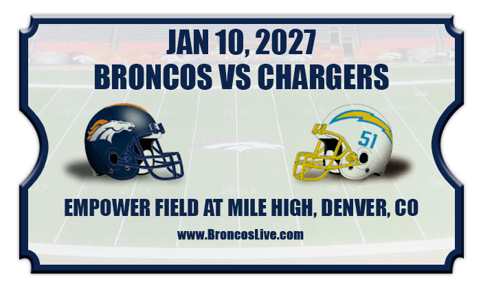 2026 Broncos Vs Chargers2